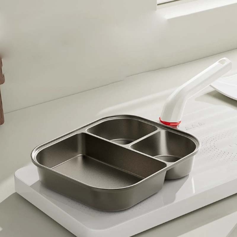 Poêle Grande Capacité en Forme de Tasse 3-en-1