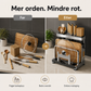 ✨ Multifunksjonelt Kjøkkenstativ – Smart Oppbevaring for Kniver, Lokk, Skjærebrett og Redskaper