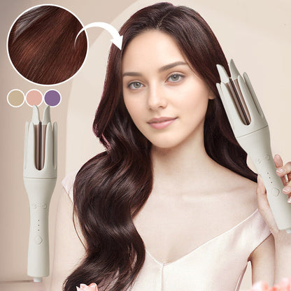 ⏳SISTE DAG AV SALGET – 50 % RABATT!!💥Helautomatisk krølltang – håndfri roterende styler for luksuriøse, spenstige krøller💇‍♀️ Skånsom keramisk varme • Ingen floker • Enkle salongbølger på få minutter ⏱️🌿
