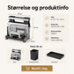 ✨ Multifunksjonelt Kjøkkenstativ – Smart Oppbevaring for Kniver, Lokk, Skjærebrett og Redskaper