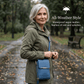 👜 📱 Enkel og elegant crossbody-lommebok for kvinner med plass til mobiltelefon med berøringsskjerm