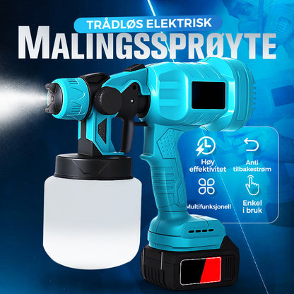 Trådløs elektrisk malingssprøyte