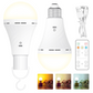 ⚡ Nød-LED-lampe Opladbar – Kraftig, Lette & Holdbart! Ideell for Camping & Nødtilfeller