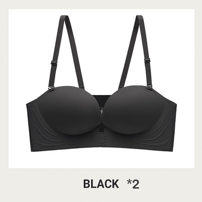 【🔥Buy 1 and get 1 free】💖Invisible Strap Front Buckle Push Up Bra