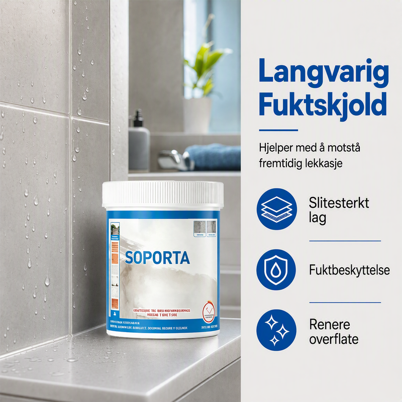 Vanntett tetningsmasse for flere overflater