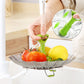 🥦 Sammenleggbar dampkurv i rustfritt stål – 13–28 cm, silikonføtter, beholder 90% næringsstoffer! 🍲✨