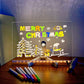 🎄Julekampanje 49 % rabatt🎁Kreativt, omskrivbart akryl-LED-meldingsskilt