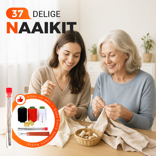 💖Kjøp 2 og få 3 GRATIS💖 37-delt Kvalitet Naaigereedschapssett🧵✂️