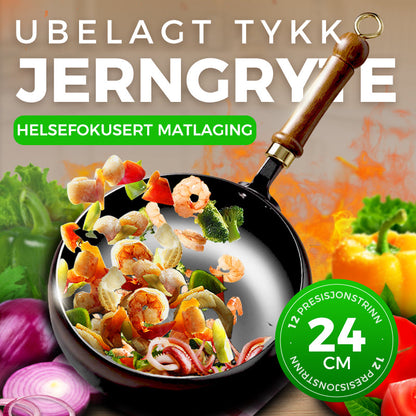 ⏳Ajallisesti rajoitettu tarjous⌛ Paksusta teräksestä valmistettu kattila ilman pinnoitetta