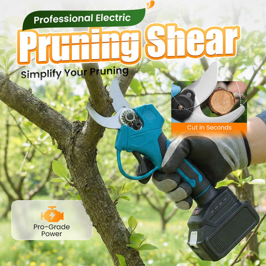 🔥 50 % RABATT! ✨ ELEKTRISK BESKJÆRINGSSAK – Trådløs med 10 mm skjærekapasitet, 2 timers hurtiglading, ergonomisk design for hage og frukthage 🌿🔋