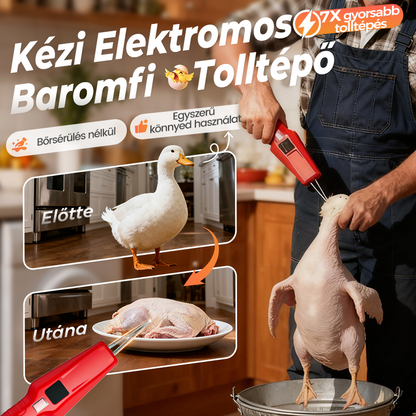 🔥🐓Elektrisk fjærplukkingsmaskin – Enkel fjærplukking, sparer tid og energi!