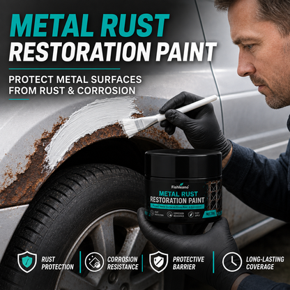 🥳2026 HOT SALG🥳💞50 000+ SOLGT!🔧🏠 50 % RABATT! Svart rustbeskyttende reparasjonspasta for metall – frisker opp rustne porter, rekkverk og verktøy. Danner et beskyttende belegg, du trenger ikke bytte ut! 🛡️✨