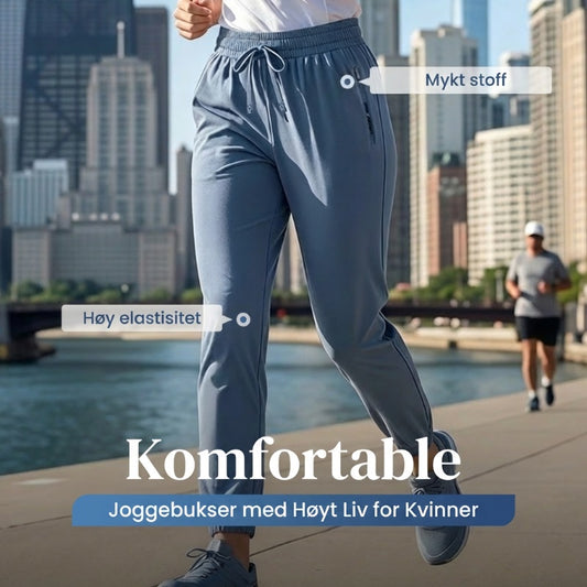 💖💖 SISTE DAG – 65 % RABATT! 💖🎁 Unisex-stretchbukser i ultramyk kvalitet med perfekt passform for en avslappet stil