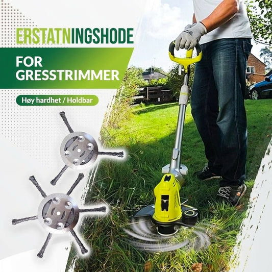🔄  50 % RABATT NÅ! ⚙️ Erstatningshode til gresstrimmer – verktøysfri hurtigbytte, flokefri design og universell kompatibilitet ✂️