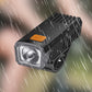 💥 KJØP 1 FÅ 1 GRATIS! 🚴‍♂️ LED Vanntett Oppladbar Sykkellykt med Justerbar Klemme – Lyssterk & Slitesterk ✨