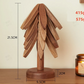 🎄 Juletilbud! Isolerende koppunderlag i massivt tre med juletredesign