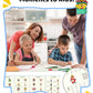 🏆Siste dag – spesialpris!🔥4-i-1 Fun – gjenbrukbare lærebøker📚✨Håndskrift • Tall • Tegning • Finmotorikk • Med penn med forsvinende blekk | Fra 2 år • Miljøvennlig og skjermfritt 🌱