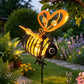 🌙🍃🪴 50 % RABATT I BEGRENSET TID! Hengende solcelledrevet bielampe – varmt, ravfarget lys, flimmerfritt, perfekt til hagefester, camping eller barnerom – sprer glede både dag og natt 🌞🌜