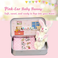 🎉Påskens beste gave 50 % rabatt🎁🐇Bunny Mummy Tiny Plush Pocket Tin