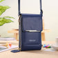 👜 📱 Enkel og elegant crossbody-lommebok for kvinner med plass til mobiltelefon med berøringsskjerm