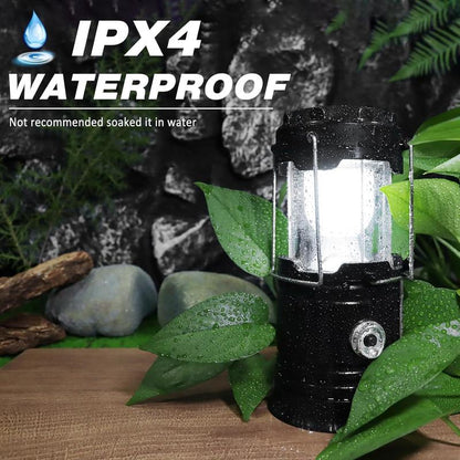 💥 HALV PRIS — BARE I DAG! ⛺️ Solcelledrevet, oppladbar campinglykt – sammenleggbar LED, IPX4 vanntett 💡 Magnetisk fot og sammenleggbar krok 🏔️ Perfekt til camping, fotturer og strømbrudd 🔋