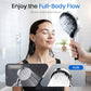 🚿 50% RABATT NÅ! ✨  Høytrykk Duggregn Dusjkran – 360° Justerbar, Enkelt Rengjøring & Universell Passform for Den Ultimative Friskhetsopplevelsen! 💦📦