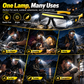 ✨Oppladbar LED-hodelykt i brilleform