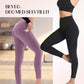 Yogaleggings med høy midje, forsterket sete, magefunksjon og sidelomme