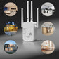 🎁 Siste dag med 50 % rabatt! 🔥 WiFi-repeater 2026, dualband 1200 Mbps (5 GHz/2,4 GHz), signalforsterker, dekker 930 m² og 50 enheter, med Ethernet-port.