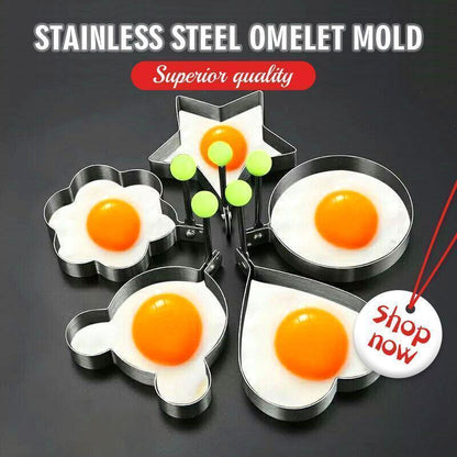 🥳 Gjør livet morsomt  💁 Omelettformer i rustfritt stål