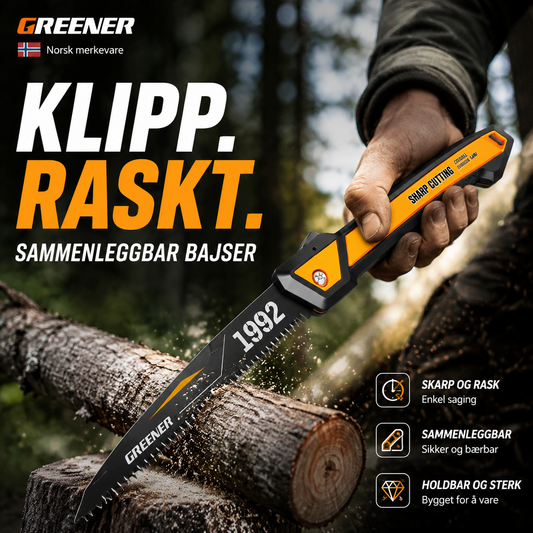 Sammenleggbar håndsag | Et superraskt verktøy for tresaging – liten håndsag til hjemmebruk