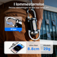 1200LM Super Lys Sterk Mini Nøkkelring Vanntett Lommelykt