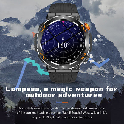 ⌚ Vanntett sport og utendørs smartklokke 🔥50% rabatt ✈️ Siste dag!!!