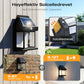 🎁50% RABATT! 💡Solcellesmurlampe - Bevegelsessensor, Værbestandig & Super Lys! 🛒
