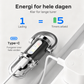 1200LM Super Lys Sterk Mini Nøkkelring Vanntett Lommelykt