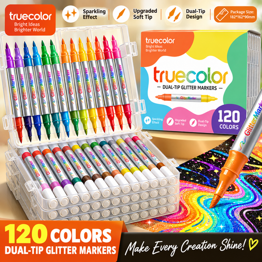 Magic Glitter Outline Markers – Toveis kunstpenner med to farger