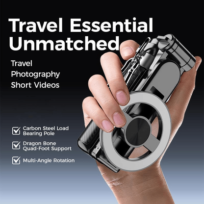 🏆 Hot sale 50% OFF✨4-in-1 Multifunksjonell magnetisk selfiestang med 360° rotasjon