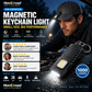 🔦 Mini-LED-nøkkelringlommelykt ✨ Kraftig lommelykt som kan lades via USB | 🧲 Magnetisk arbeidslampe | 🧢 Lommelykt til cap | 🚶 Nattlys | ⚡ Multifunksjonell nødbelysning for utendørs bruk