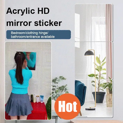🔥 Akryllisk Flexibel Speilsticker