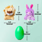 🎁Påske-tilbud 50 % rabatt🎁Ferdigfylte påskeegg med kosedyrleker