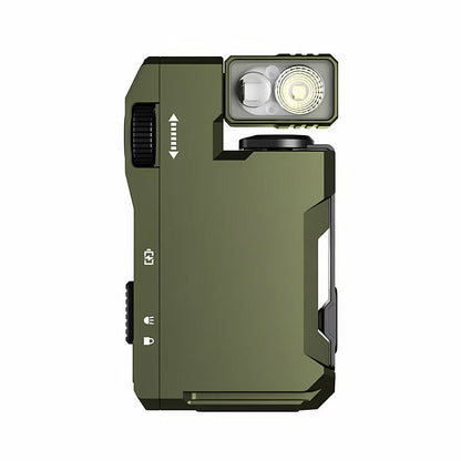 🔦 50% RABATT NÅ! ✨ EDC Mini G5-lommelykt med roterende hode - Intelligent adaptiv belysning for ultimate eventyr 🧭⚡