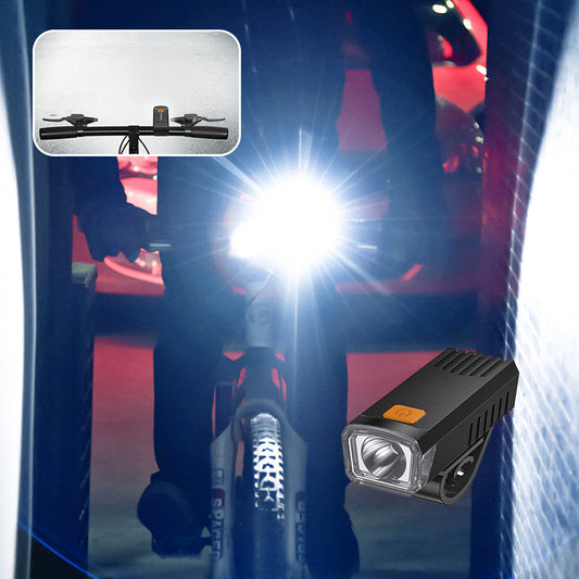 💥 KJØP 1 FÅ 1 GRATIS! 🚴‍♂️ LED Vanntett Oppladbar Sykkellykt med Justerbar Klemme – Lyssterk & Slitesterk ✨