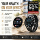 ⌚ 50 % RABATT AKKURAT NÅ! ⚡ Multifunksjonell smartklokke