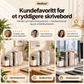 Justerbar Bokholder med Penneholder | Skrivebordsorganisering