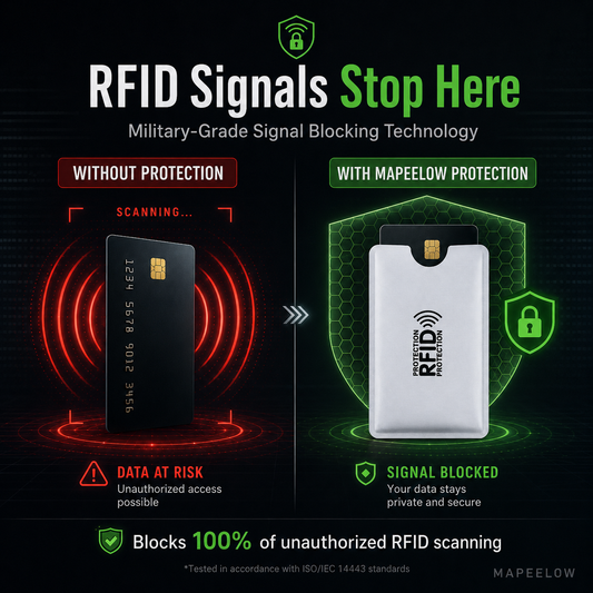 RFID-blokkerende etui til kredittkort