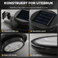 🔥🎁50 % RABATT🔥 Belys takskjegget, gjerder og hagemurer – solcelledrevne LED-utendørslamper uten strømtilkobling 🏡✨