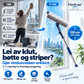 2-i-1 Vindusvasker med Langt Skaft – Svamp & Nal, 120 cm Rekkevidde