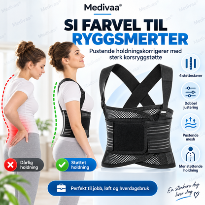 Pustende holdningskorrigerer – lindrer ryggsmerter og gir flat mage