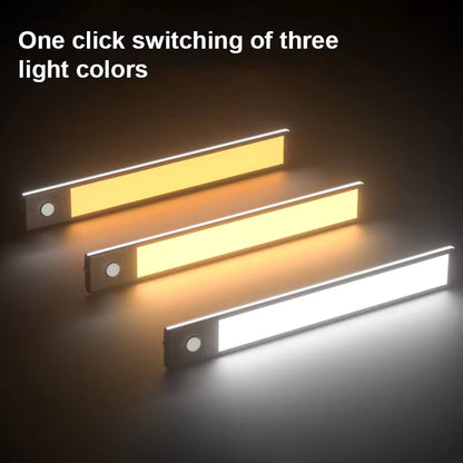 ⏰🔥BEGRENSET TID: 50 % RABATT!🔋 LED-lys til montering under skap – batteridrevet, dimbar og vanntett ✨