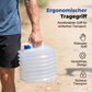 💧BPA-fri sammenleggbar vannbeholder – laget av matgodkjent plast, luktfri og solid, perfekt for drikkevann, matlaging og utendørs bruk 🏕️
